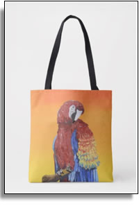 Amazon Macaw Tote Bag 